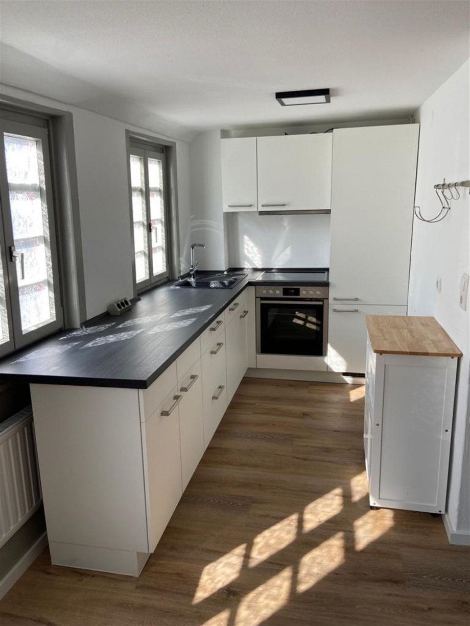 M�belierte K�che Erdgeschosswohnung Berglen