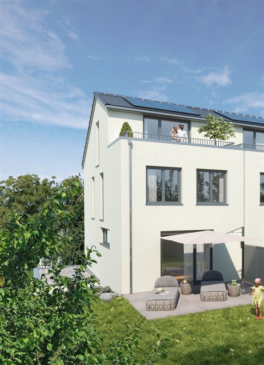 DHH-M�glichkeit -unverbindliche Illustration- Doppelhaush�lfte Schorndorf