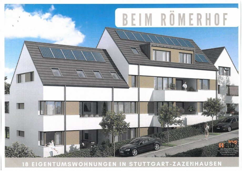 Ansicht Dachgeschosswohnung Stuttgart