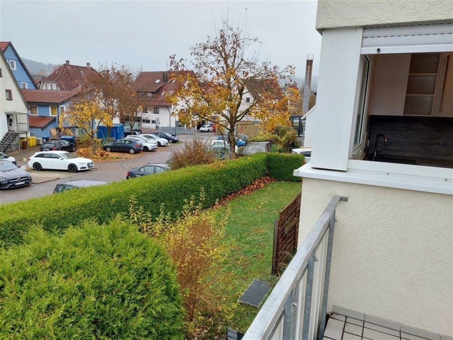 Balkon S�dseite Etagenwohnung Rudersberg , W�rtt