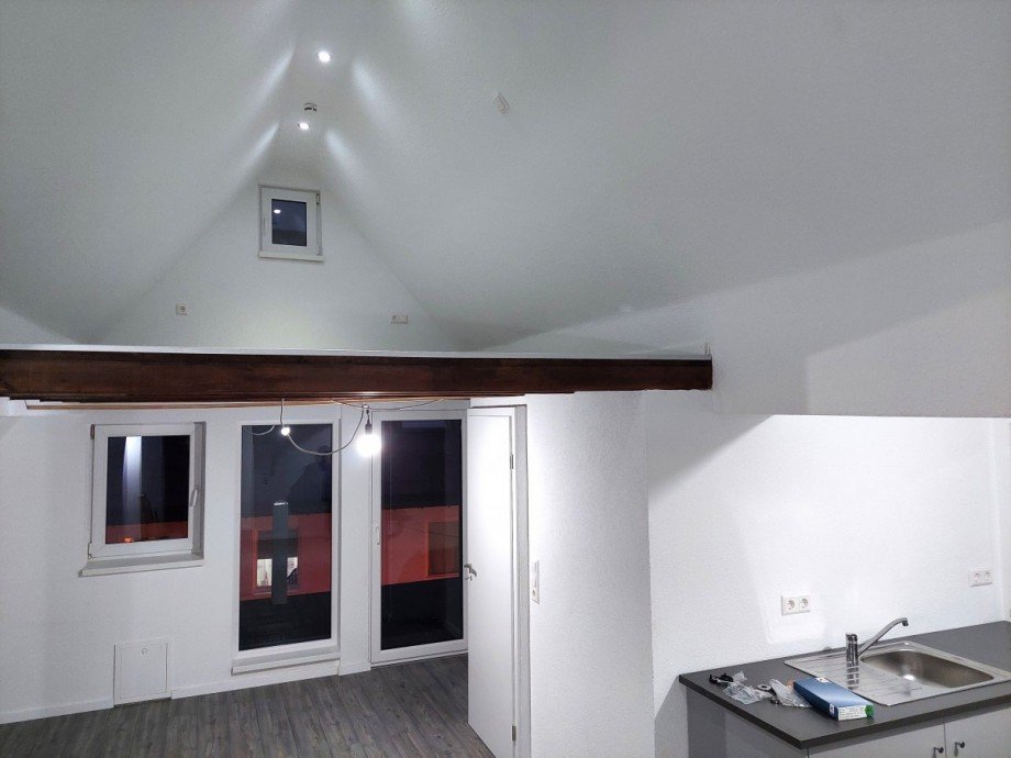 Zugang zum Balkon Dachgeschosswohnung Welzheim