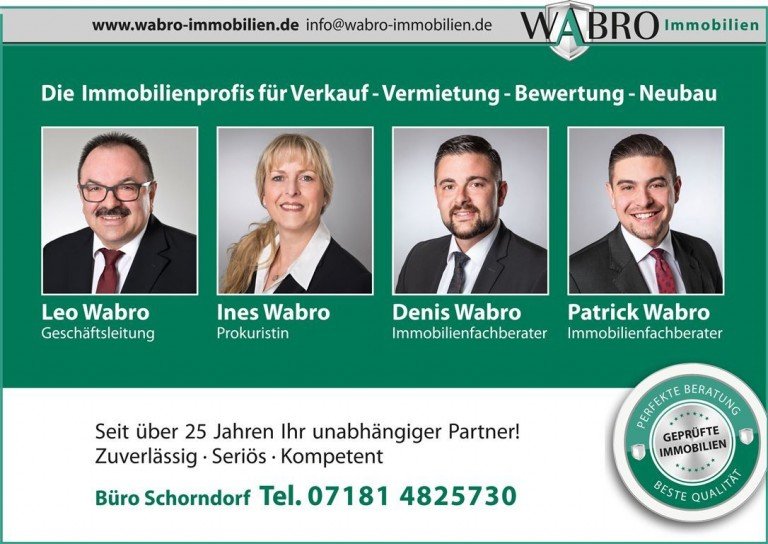 Wabro_Imageanzeige_Immoportal_2021_01 Rudersberg , W�rtt Zweifamilienhaus Zweifam.-Haus mit gro�em Garten! *Wir suchen f�r Kunden weitere H�user!*