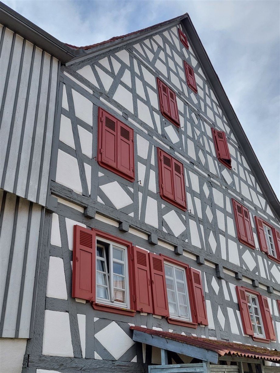 Historisches Fachwerkgeb�ude Erdgeschosswohnung Berglen