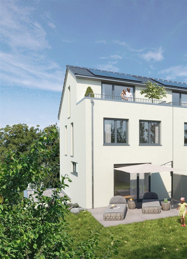 DHH -unverbindliche Illustration- Schorndorf Doppelhaush�lfte *-Projektierte DHHs-!* Helle 6,5 Zimmer mit gro�em Freizeit-Garten!