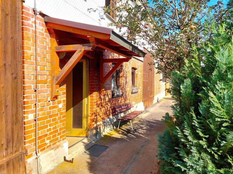 Hauseingsang S�dostseite Bauernhaus Schorndorf , W�rtt