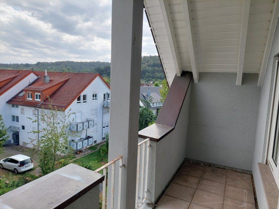 Aussicht �berd. Balkon Wohnung Schorndorf